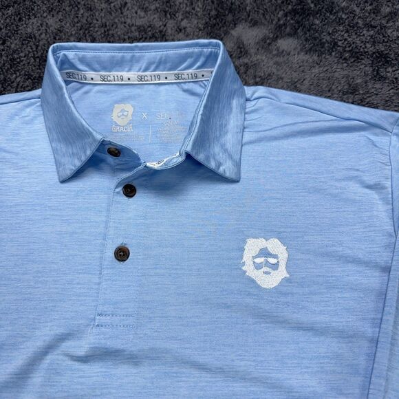 Sec 119 - 2022 Jerry Garcia Family Collared Embroidered Logo Long Sleeve Shirt M - Picture 4 of 11